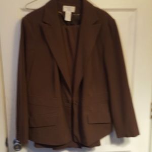 Chocolate Brown Worthington Pants Suit